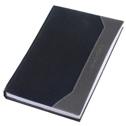 A4 Graphite Diary - 2026 Black Grey Closed